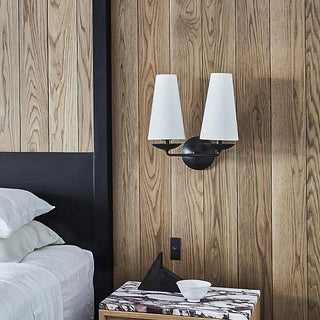 Merri Contemporary Fabric Wall Light