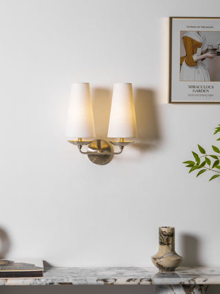 Merri Contemporary Fabric Wall Light
