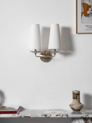 Merri Contemporary Fabric Wall Light