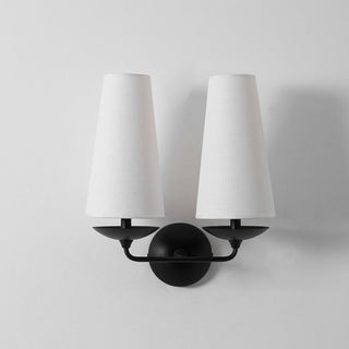 Merri Contemporary Fabric Wall Light
