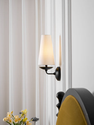 Merri Contemporary Fabric Wall Light