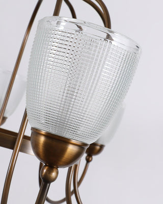 Meruna Vintage Brass Chandelier