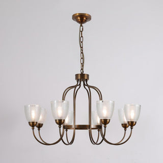 Meruna Vintage Brass Chandelier