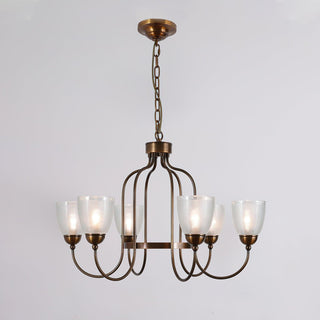Meruna Vintage Brass Chandelier