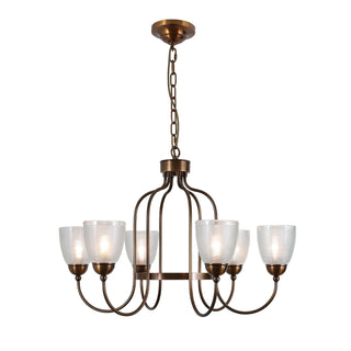 Meruna Vintage Brass Chandelier