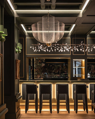 Mesh Tiered Mesh Pendant Light