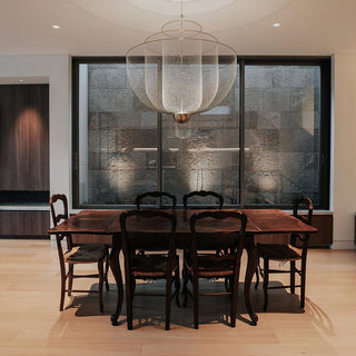 Mesh Tiered Mesh Pendant Light