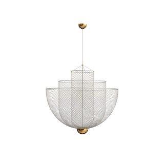 Mesh Tiered Mesh Pendant Light