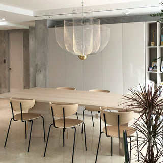 Mesh Tiered Mesh Pendant Light