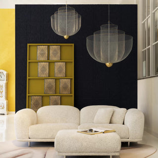 Mesh Tiered Mesh Pendant Light