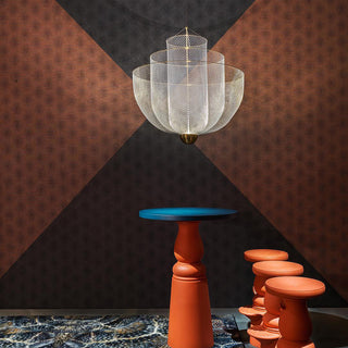 Mesh Tiered Mesh Pendant Light
