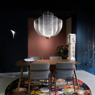 Mesh Tiered Mesh Pendant Light