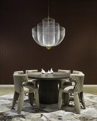 Mesh Tiered Mesh Pendant Light