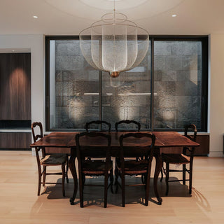 Mesh Tiered Mesh Pendant Light