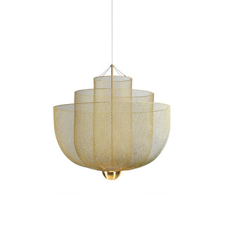 Mesh Tiered Mesh Pendant Light