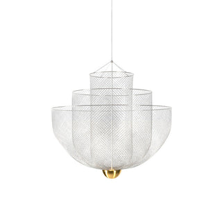Mesh Tiered Mesh Pendant Light