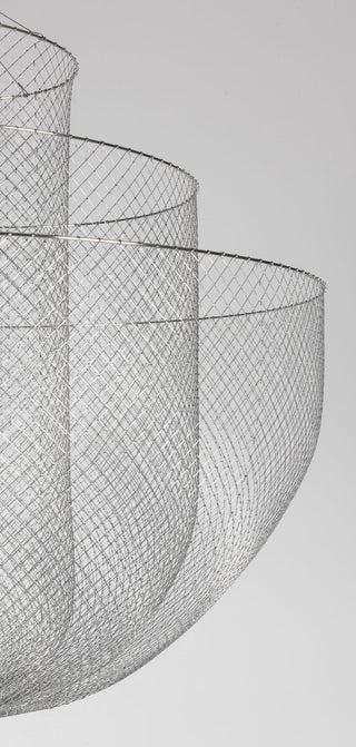 Mesh Tiered Mesh Pendant Light