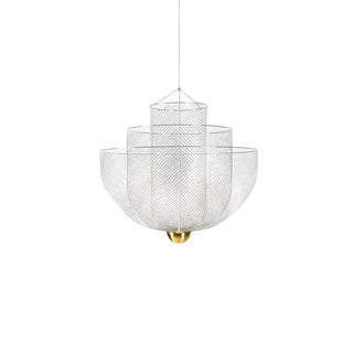 Mesh Tiered Mesh Pendant Light