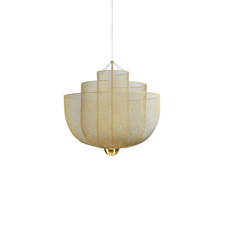 Mesh Tiered Mesh Pendant Light