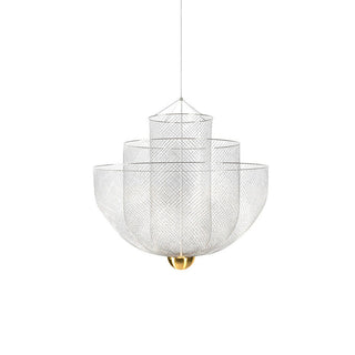 Mesh Tiered Mesh Pendant Light