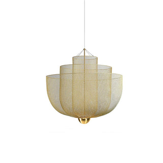 Mesh Tiered Mesh Pendant Light