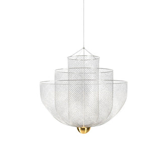 Mesh Tiered Mesh Pendant Light