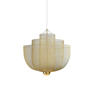 Mesh Tiered Mesh Pendant Light