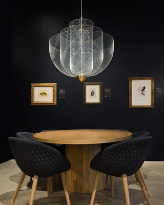 Mesh Tiered Mesh Pendant Light