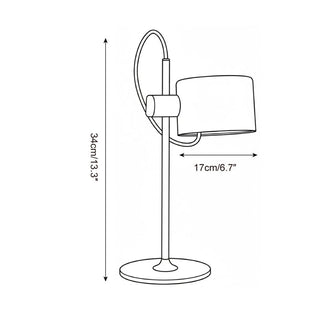 Tiven Modern Metal Table Lamp
