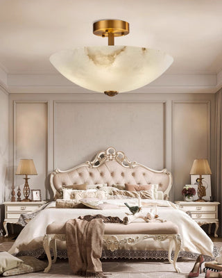 Meyda Retro Alabaster Ceiling Light
