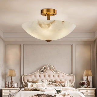 Meyda Retro Alabaster Ceiling Light