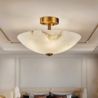 Meyda Retro Alabaster Ceiling Light