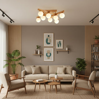 Luna Modern Cluster Ceiling Light