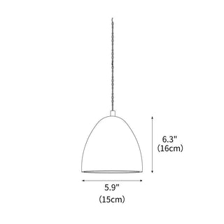 Microcement Natural Cement Pendant Light