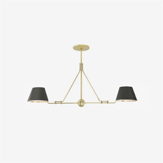 Midnight Symphony Modern Brass Chandelier