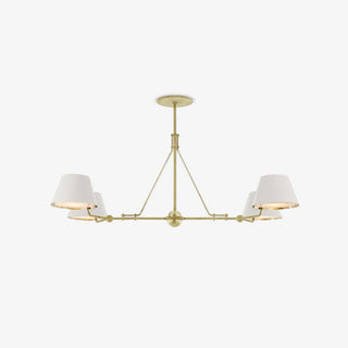 Midnight Symphony Modern Brass Chandelier