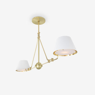 Midnight Symphony Modern Brass Chandelier