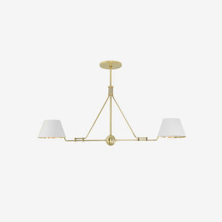 Midnight Symphony Modern Brass Chandelier