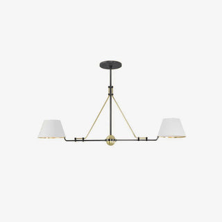 Midnight Symphony Modern Brass Chandelier