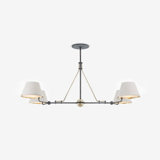Midnight Symphony Modern Brass Chandelier
