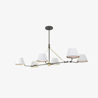 Midnight Symphony Modern Brass Chandelier