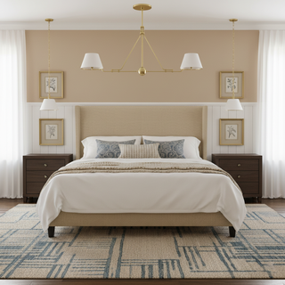 Midnight Symphony Modern Brass Chandelier