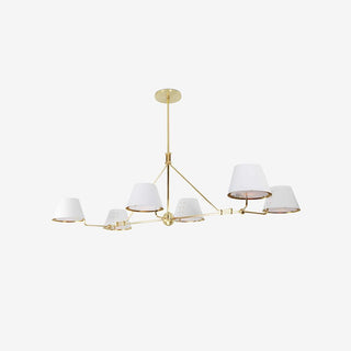 Midnight Symphony Modern Brass Chandelier