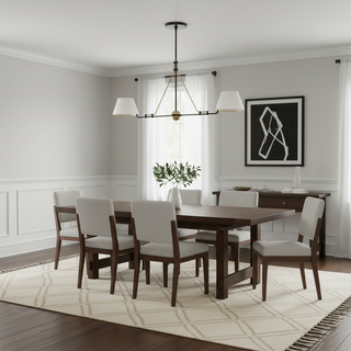 Midnight Symphony Modern Brass Chandelier