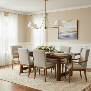 Midnight Symphony Modern Brass Chandelier