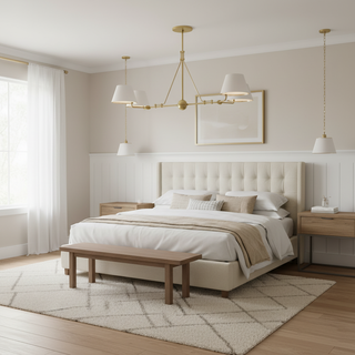 Midnight Symphony Modern Brass Chandelier