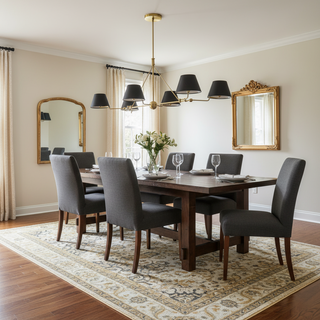 Midnight Symphony Modern Brass Chandelier