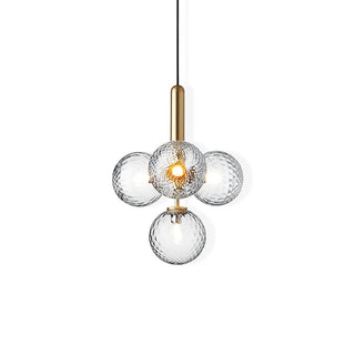 Miira Floral Glass Cluster Pendant Light
