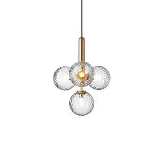 Miira Floral Glass Cluster Pendant Light