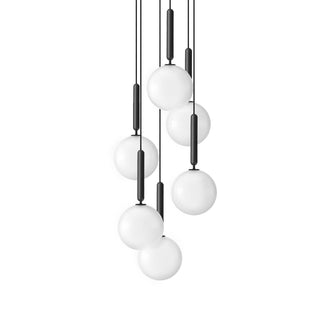 Miira Floral Glass Cluster Pendant Light